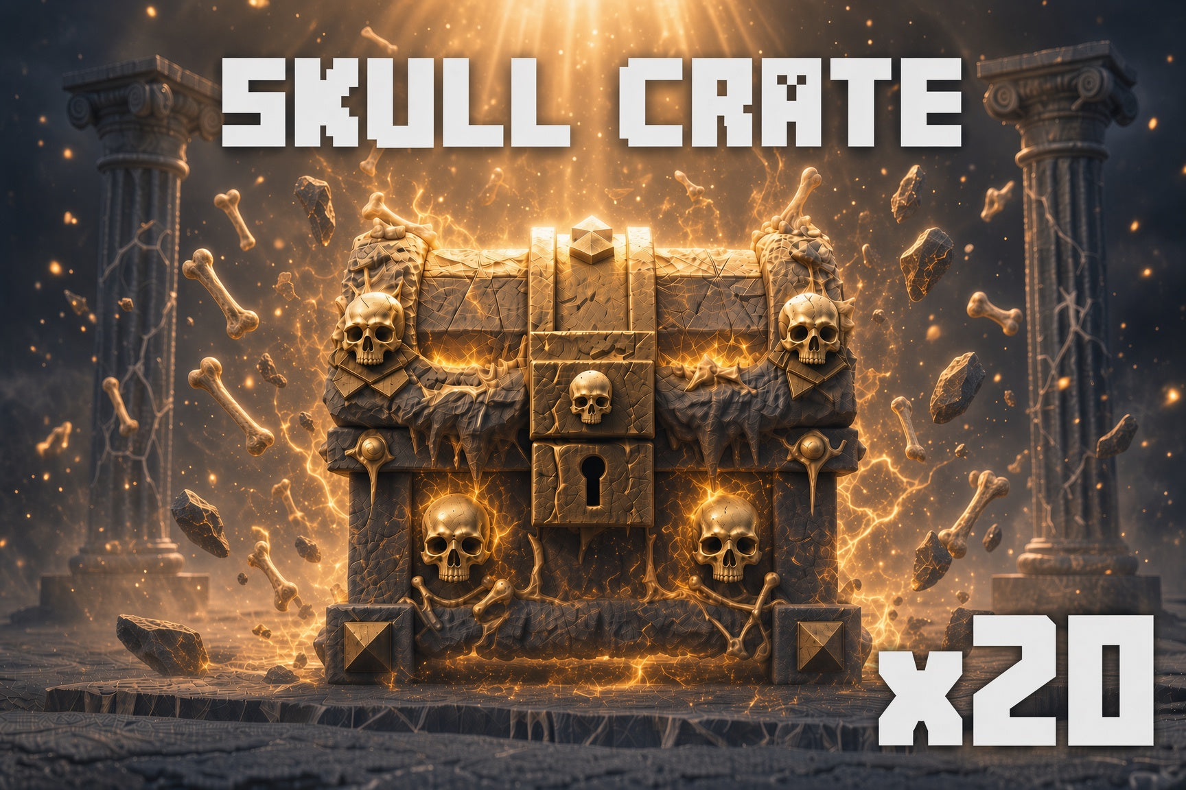 SKULL CRATE x20